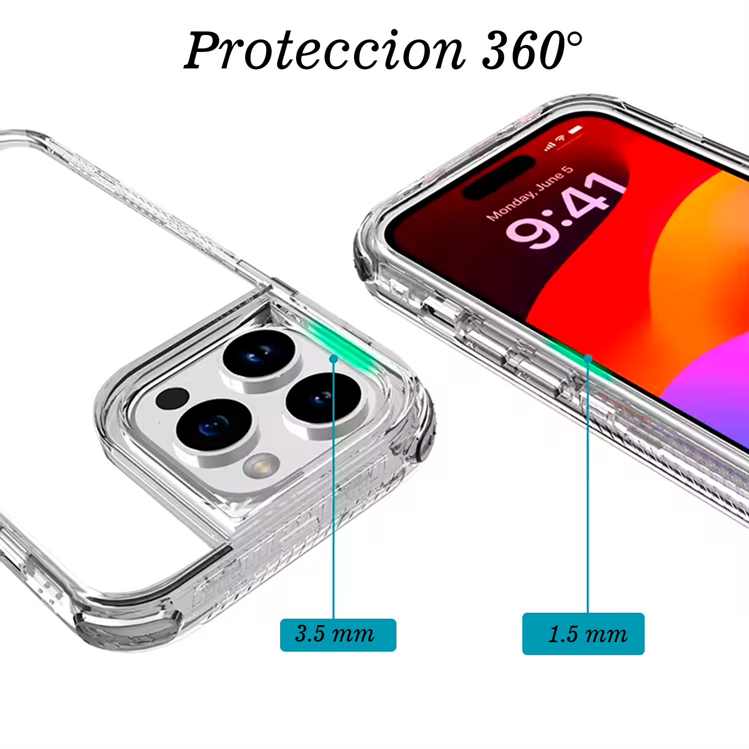 Funda para sublimar de iphone TRICAPA