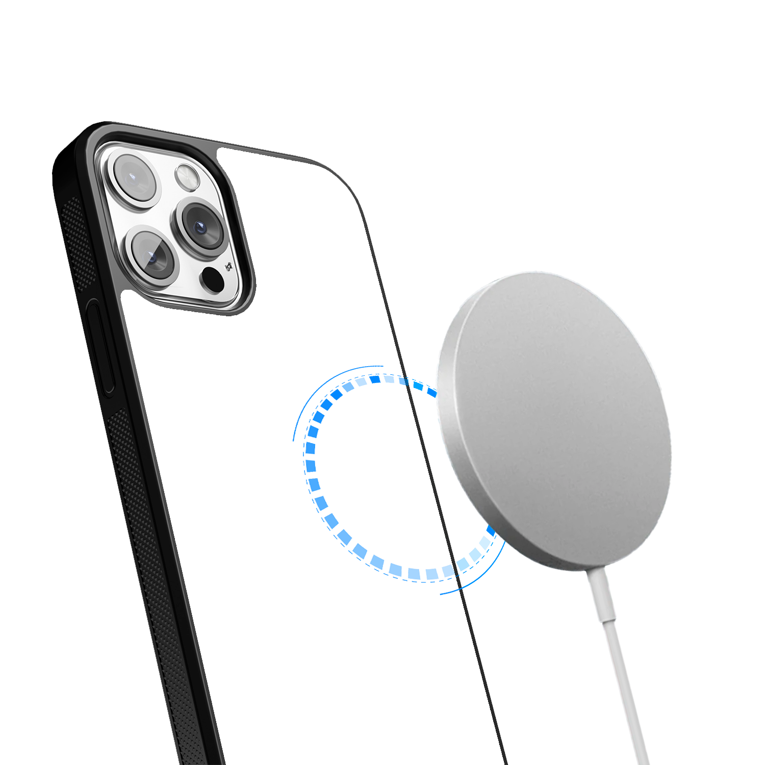 Funda para sublimar de iphone TPU MAG SAFE admite carga magnetica